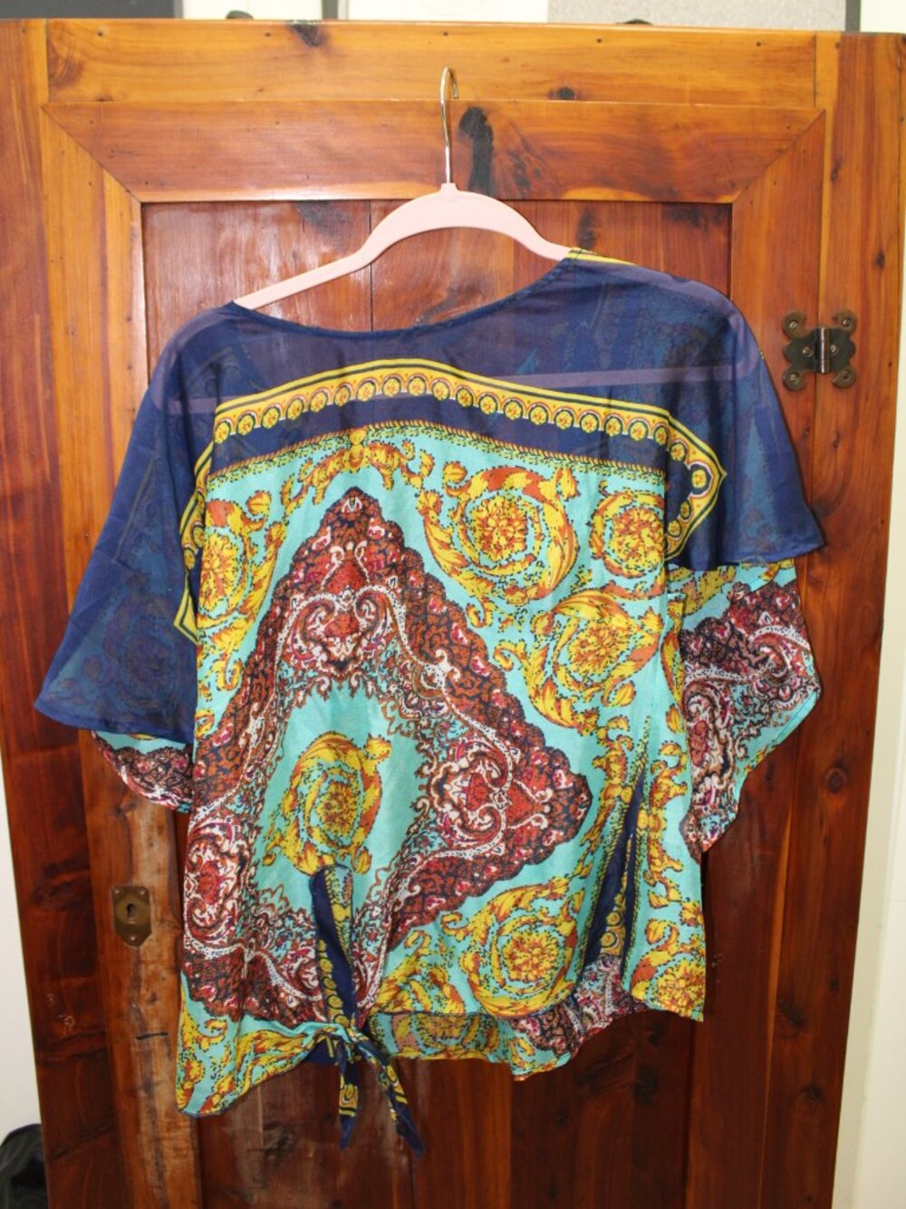 Alberto Makali baroque-print tunic top size small